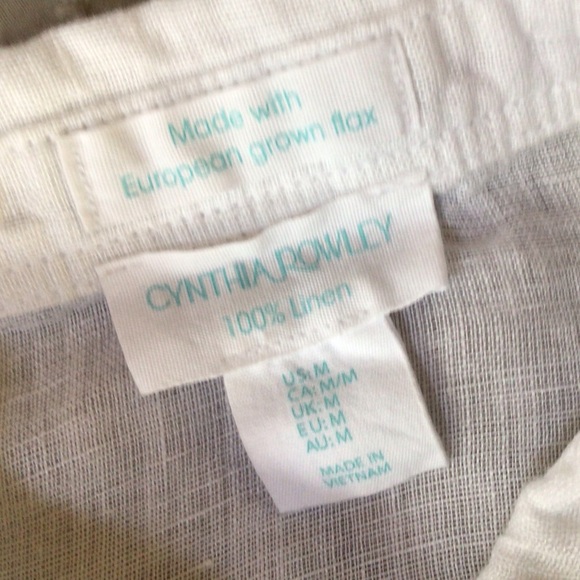 Cynthia Rowley linen jacket/shirt, Medium - Picture 3 of 4